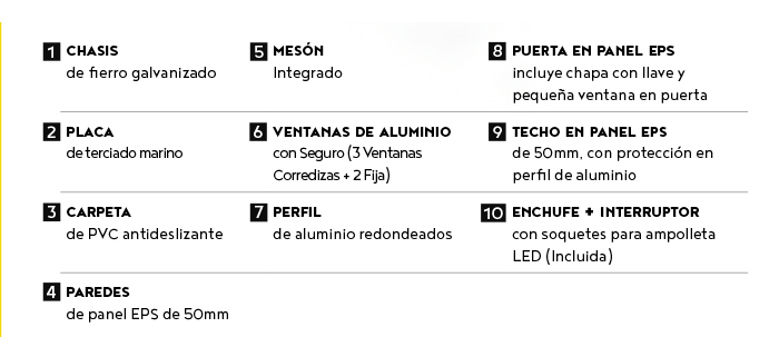 ficha tecnica caseta de guardia
