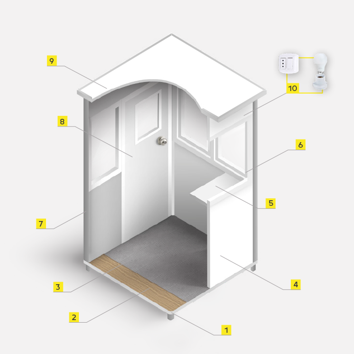 plano caseta de guardia 120x120 1 persona