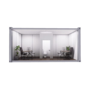 Modulo Oficina 6,00×2,50 mts con Baño